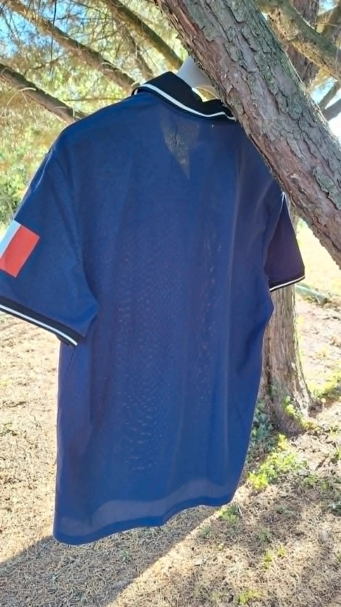 Navy blue polo, tricolor spirit. – photo 6